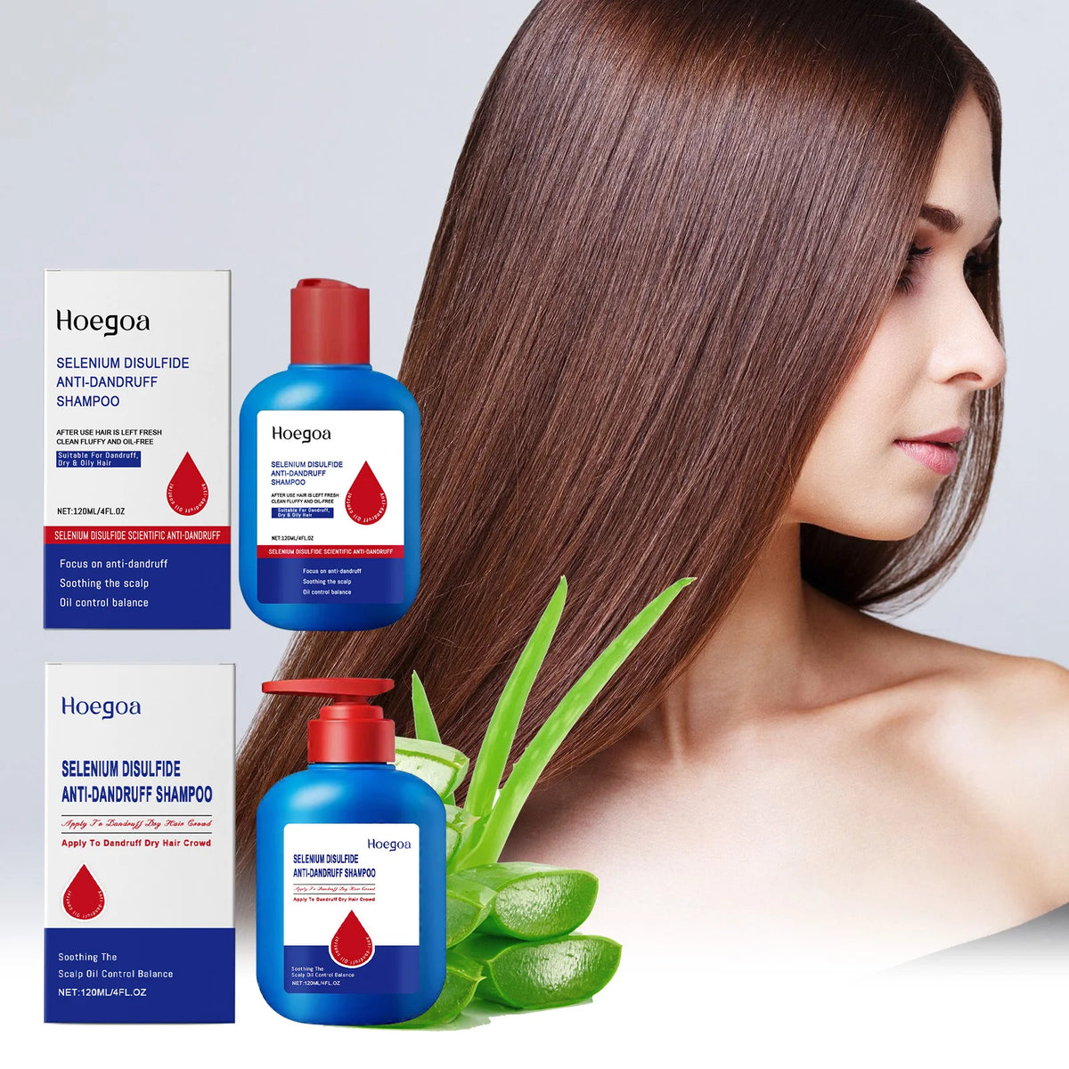 Selenium Disulfide Anti-Dandruff Scalp Relief Shampoo