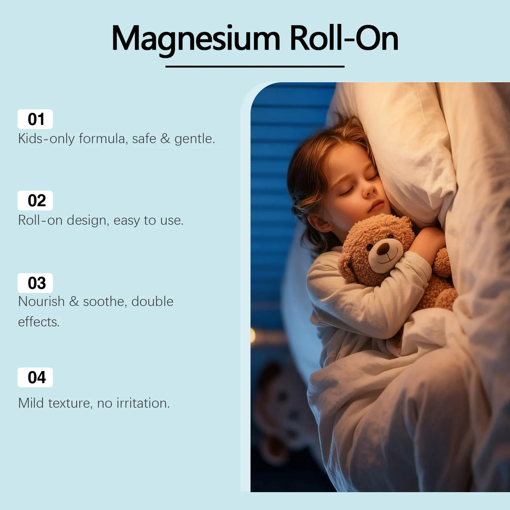 Magnesium Sleep Roll-On for Kids Bedtime Relaxation