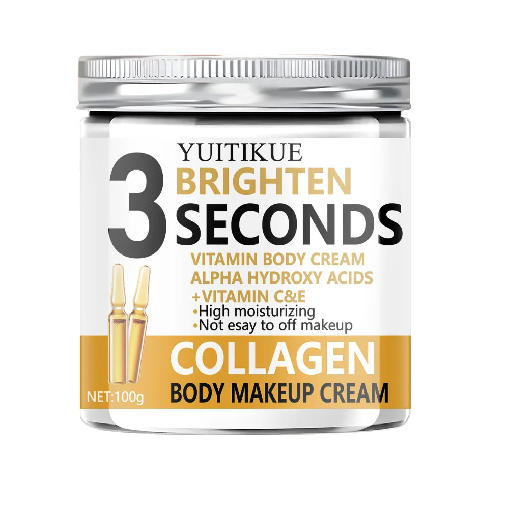 YUITIKUE Vitamin C E Collagen Brightening Body Cream 100g - 7