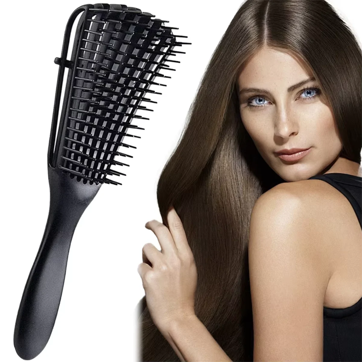 Detangling Hairbrush for Curly and Long Hair Anti-static Scalp Comb