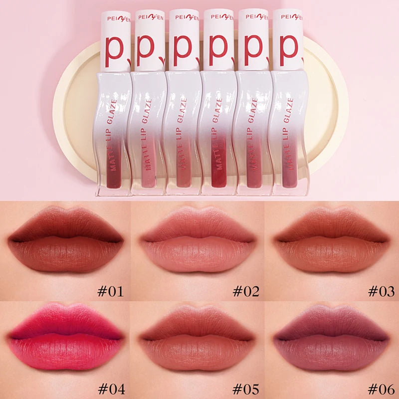 Long Lasting Matte Lipstick Waterproof Non Stick Lip Glaze