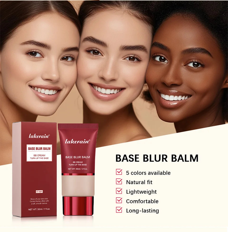 Blur Base Balm with Applicator Brush for Smooth Matte Finish - 11