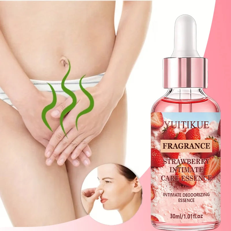 YUITIKUE Strawberry Intimate Deodorant Essence Private Care Fragrance Oil - 3
