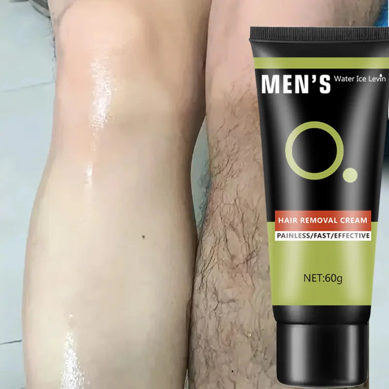 Water Ice Levin Mens Hair Removal Cream Gentle Depilatory 60g - 1