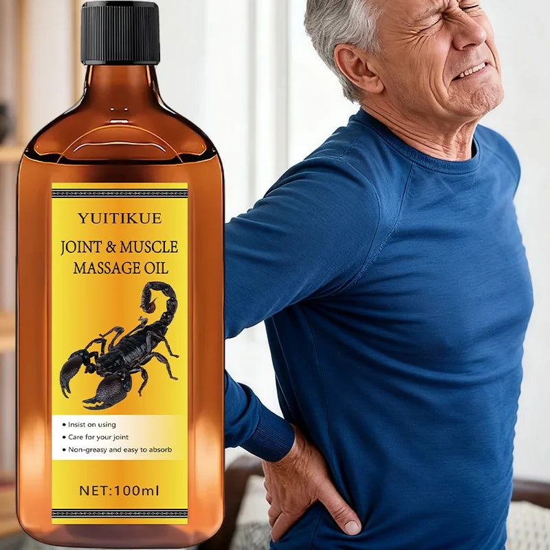 100ml Joint and Muscle Massage Oil Natural Body Care Relief - 3