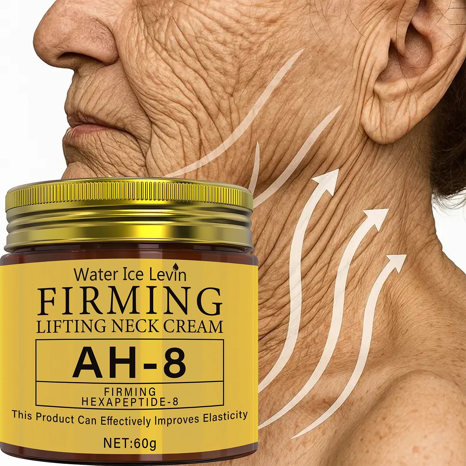 Hexapeptide 8 Neck Firming Cream Anti Aging Lifting Moisturizer - 3