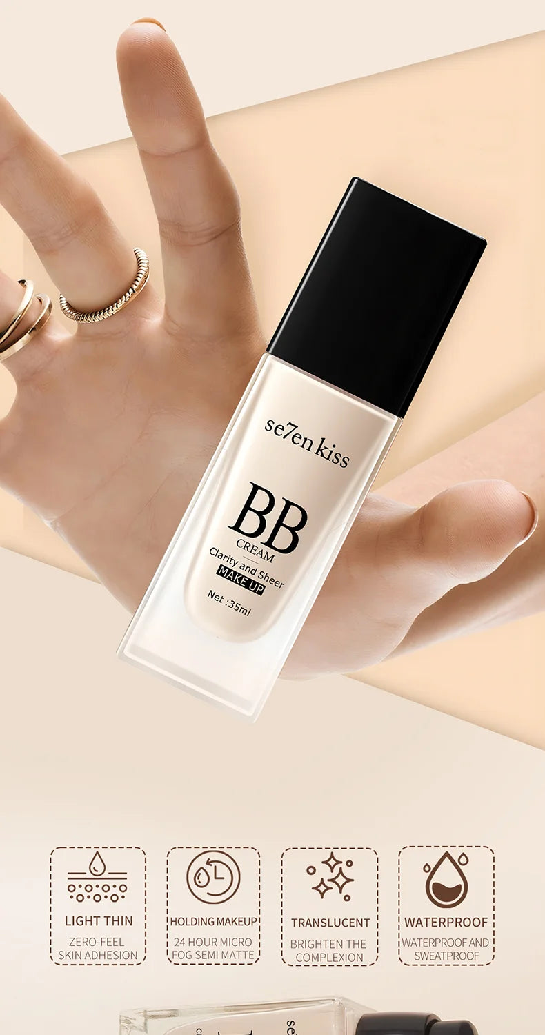 Se7en Kiss Moisturizing BB Cream Foundation Waterproof Liquid Makeup - 11
