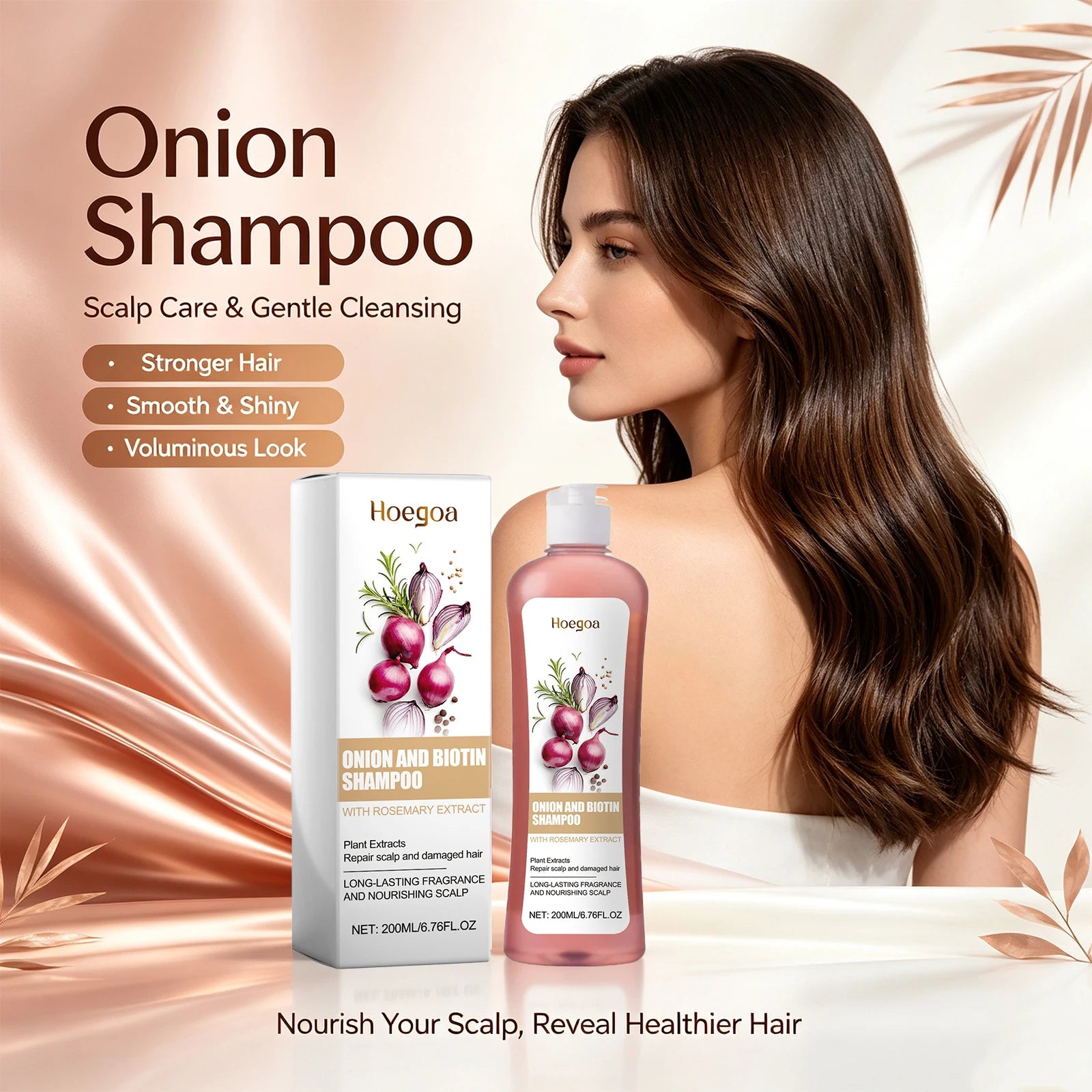 Onion and Biotin Hair Strengthening Shampoo - 3