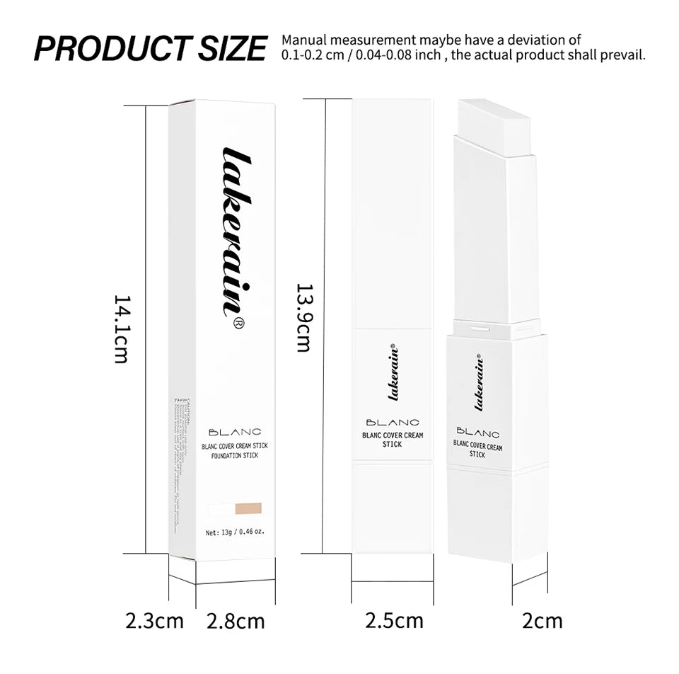 Dual-Ended Waterproof Foundation Stick with Built-in Brush - 17