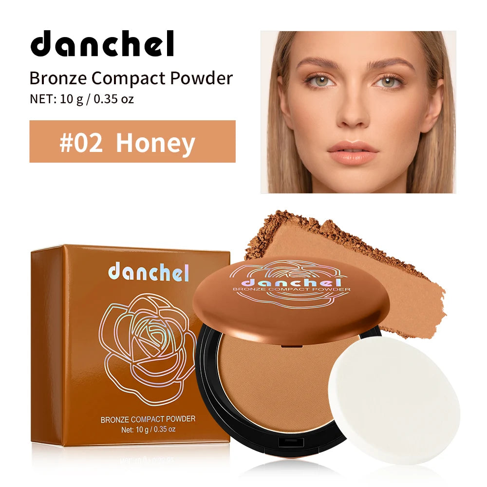 Matte Bronze Pressed Powder for Natural Sun-Kissed Look - 21