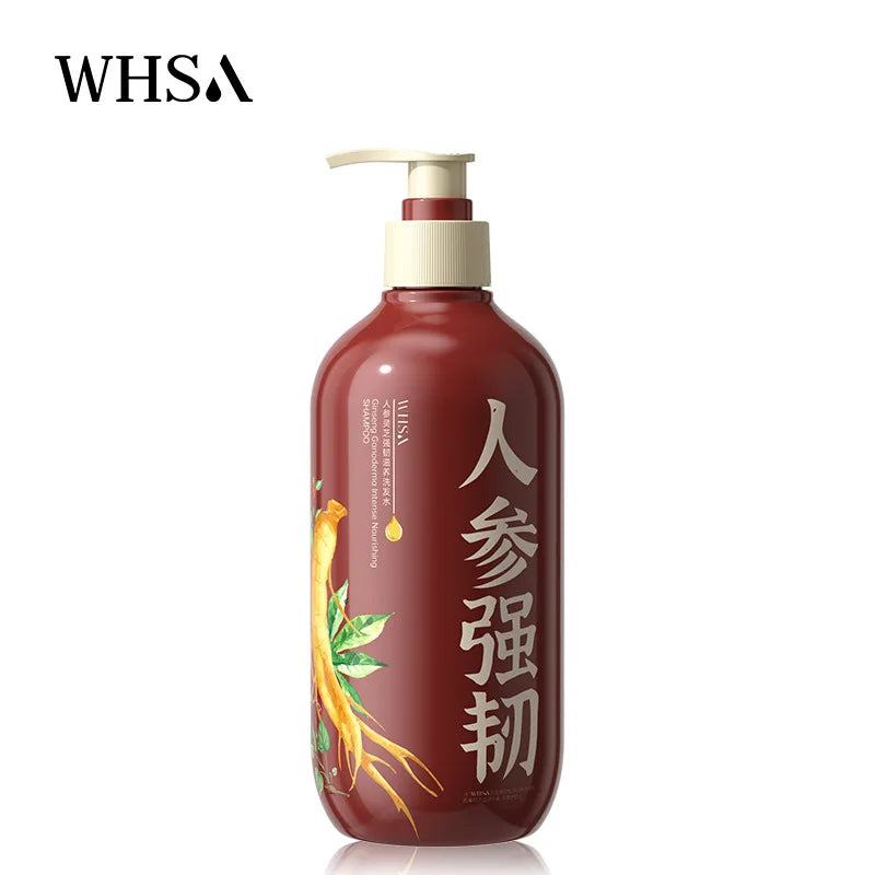Whsa Ginseng Ginger Shampoo Anti Hair Loss Deep Cleansing Treatment 500ml