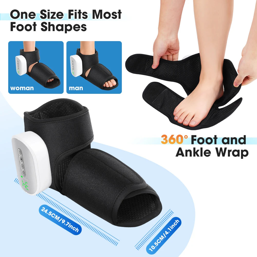 Heated Air Compression Ankle and Foot Massager