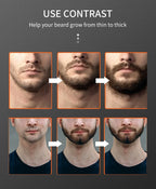 Qanzire Beard Growth Oil Natural Facial Hair Care and Grooming Serum
