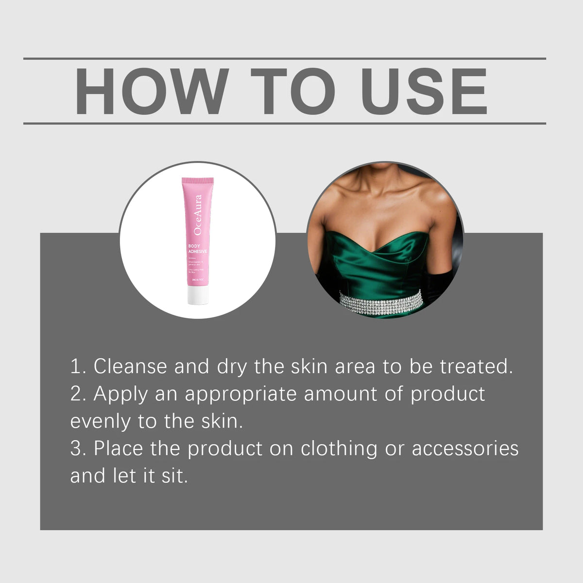 Invisible Body Adhesive for Clothing