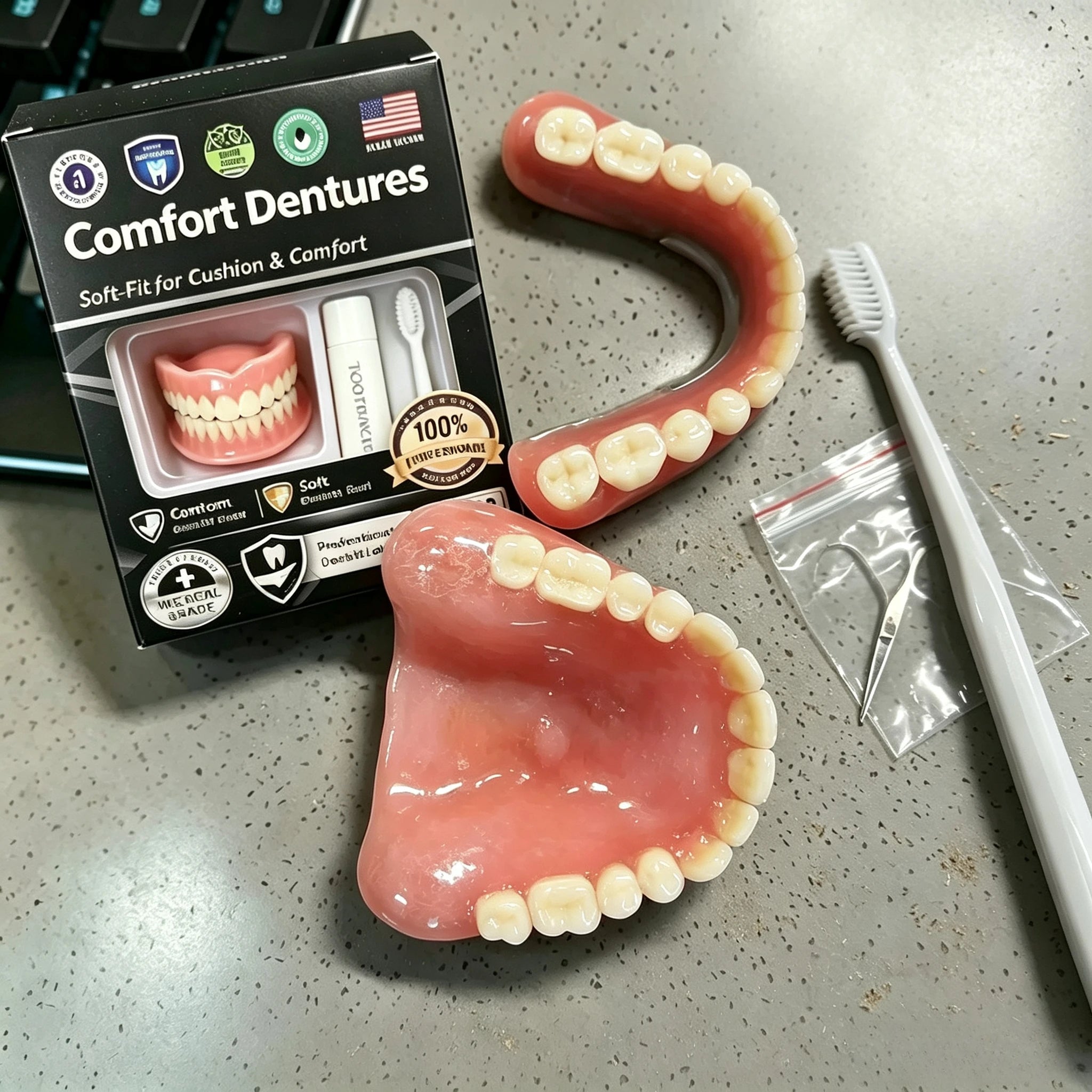 Moldable Cosmetic Denture Kit for Instant Smile - 7