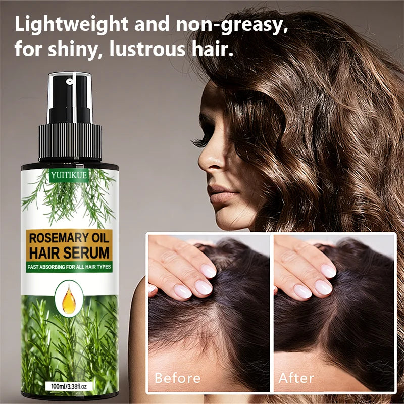Rosemary Oil Hair Serum Fast Absorbing Scalp Treatment 100ml - 12