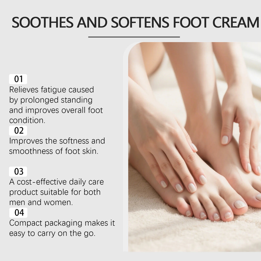 Tea Tree Oil Moisturizing Foot Cream for Cracked Heels