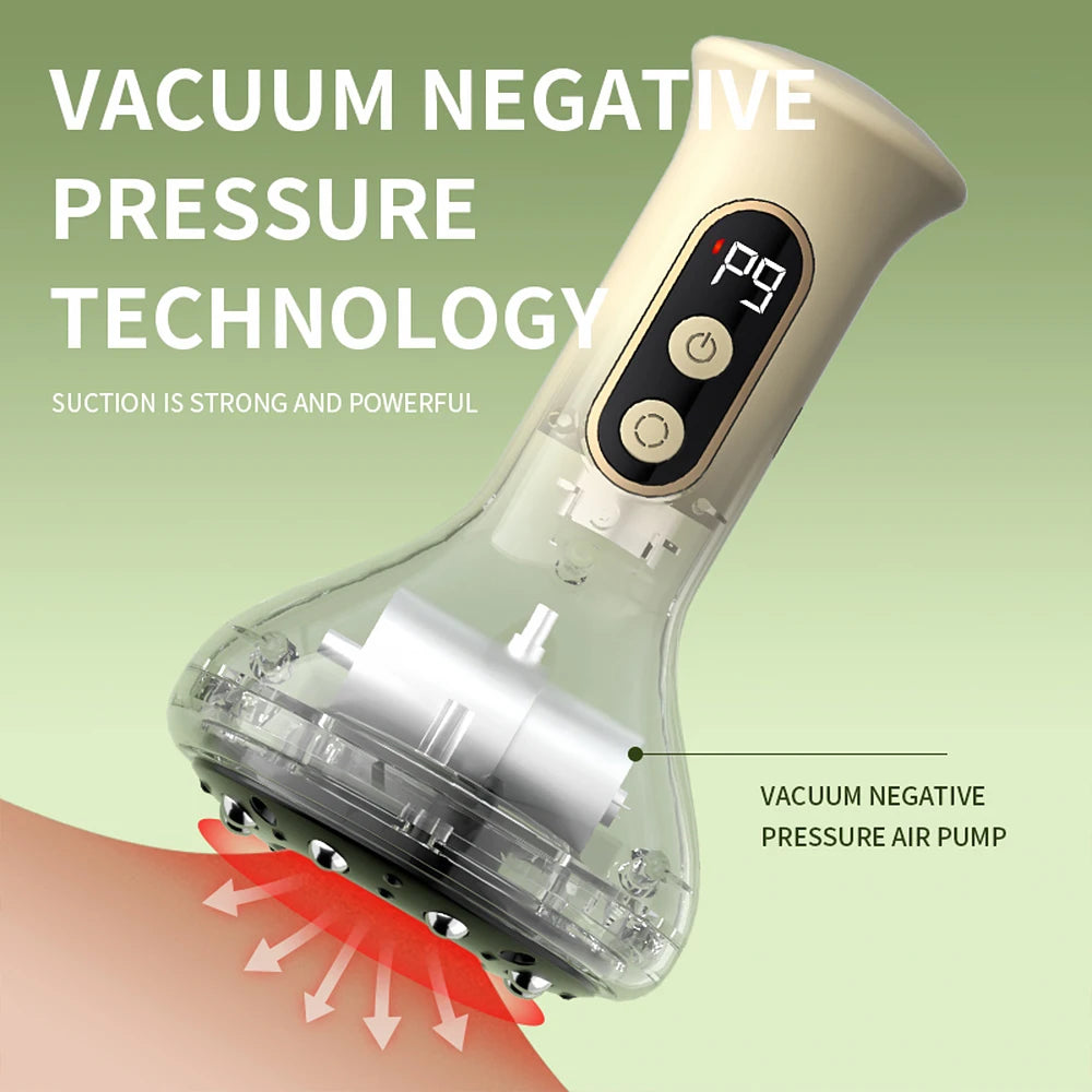 Electric Cupping and Scraping Massage Tool for Muscle Relief - 16