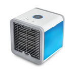Portable Mini Air Cooler USB Desktop Fan with Humidifier and Night Light