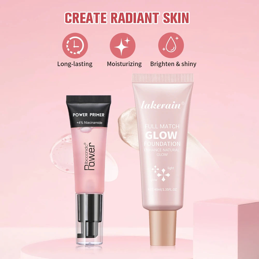 Hydrating Makeup Primer and Glow Foundation Set