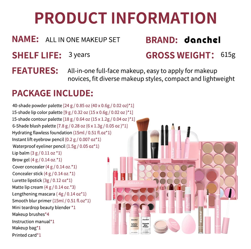 All-in-One Professional Makeup Kit for Beginners