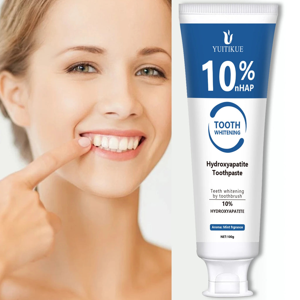 YUITIKUE 10% Hydroxyapatite Toothpaste Enamel Repair and Teeth Whitener