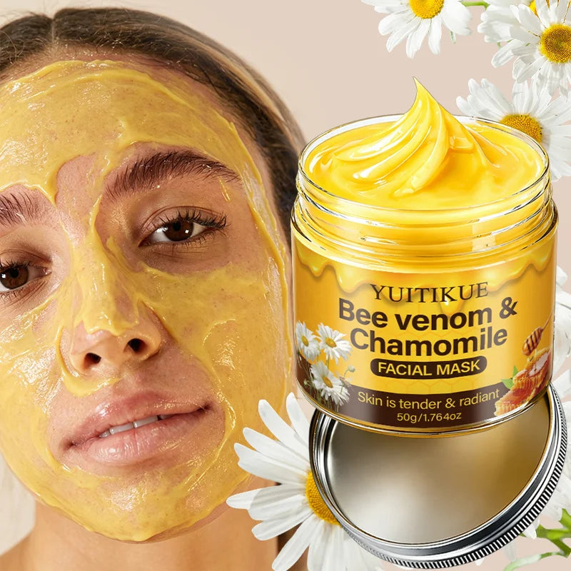 YUITIKUE Bee Venom and Chamomile Hydrating Peel Off Facial Mask 50g - 9