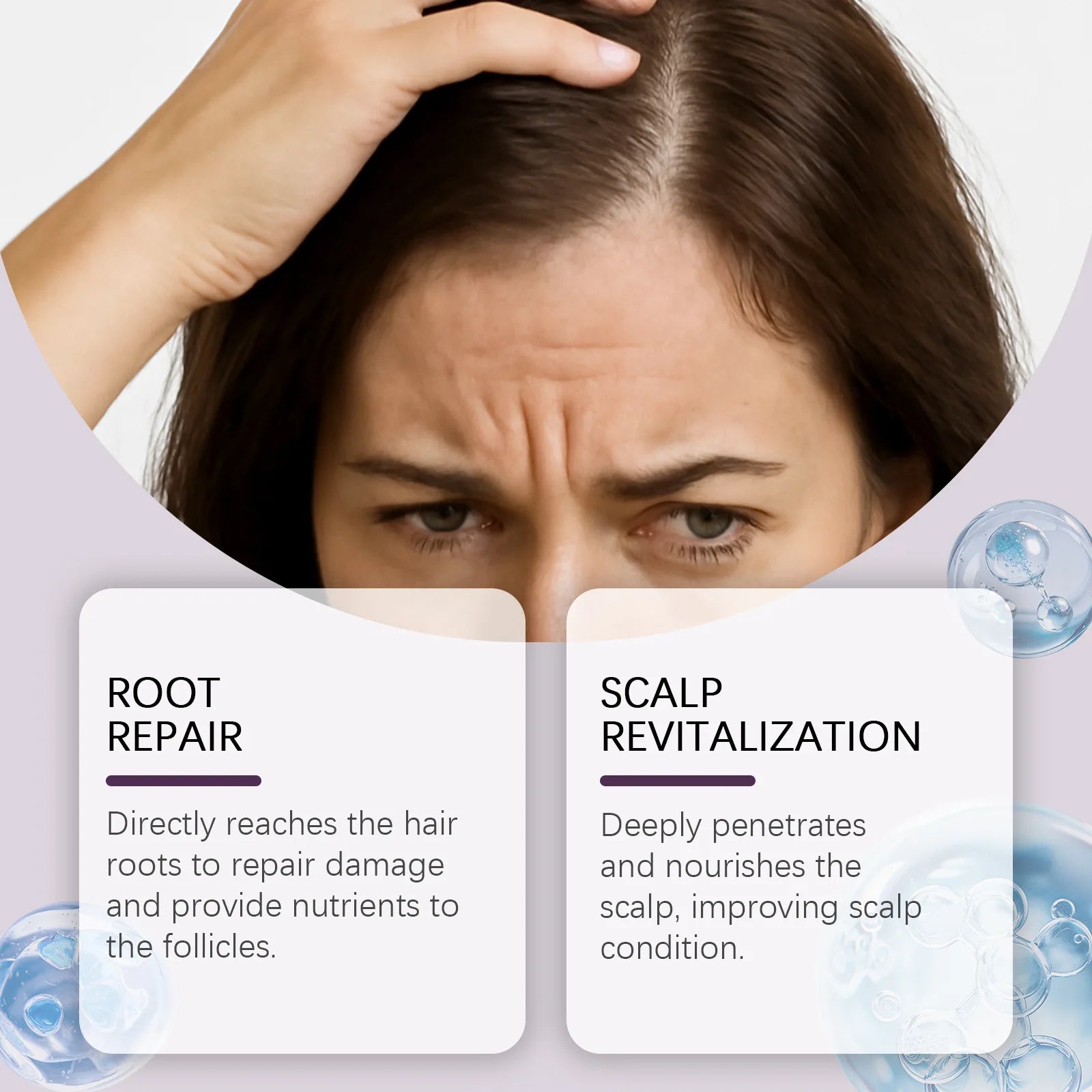 Scalp Revitalizing Roll On Serum for Hair Loss and Thickening Treatment - 2