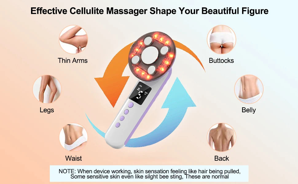 3-in-1 Cordless Body Slimming and Skin Tightening Massager