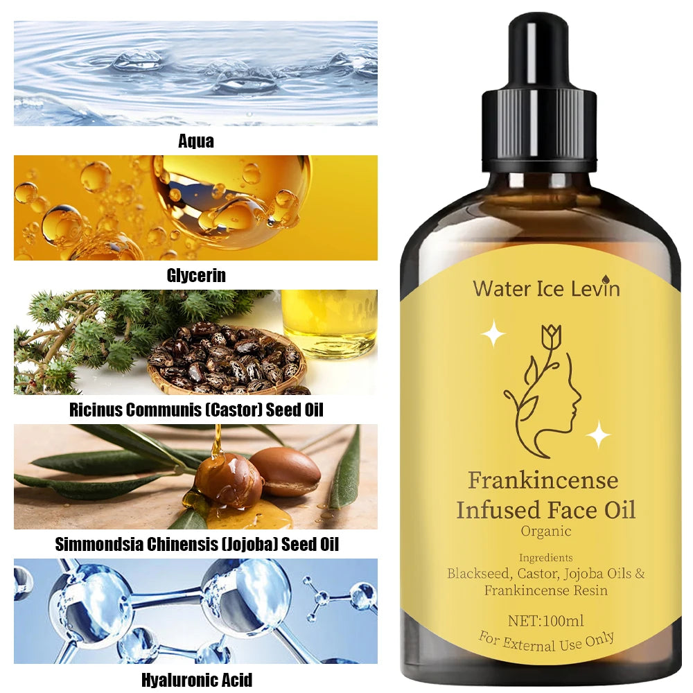 Frankincense Facial Oil Moisturizing Face Serum and Skin Treatment