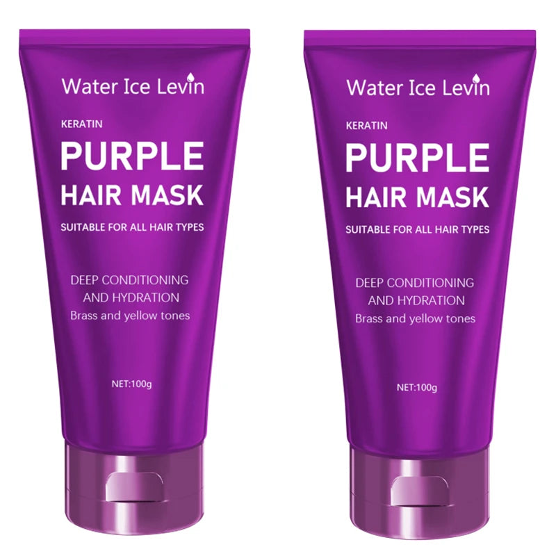 Purple Hair Mask for Blonde Hair Toner and Deep Conditioning Treatment