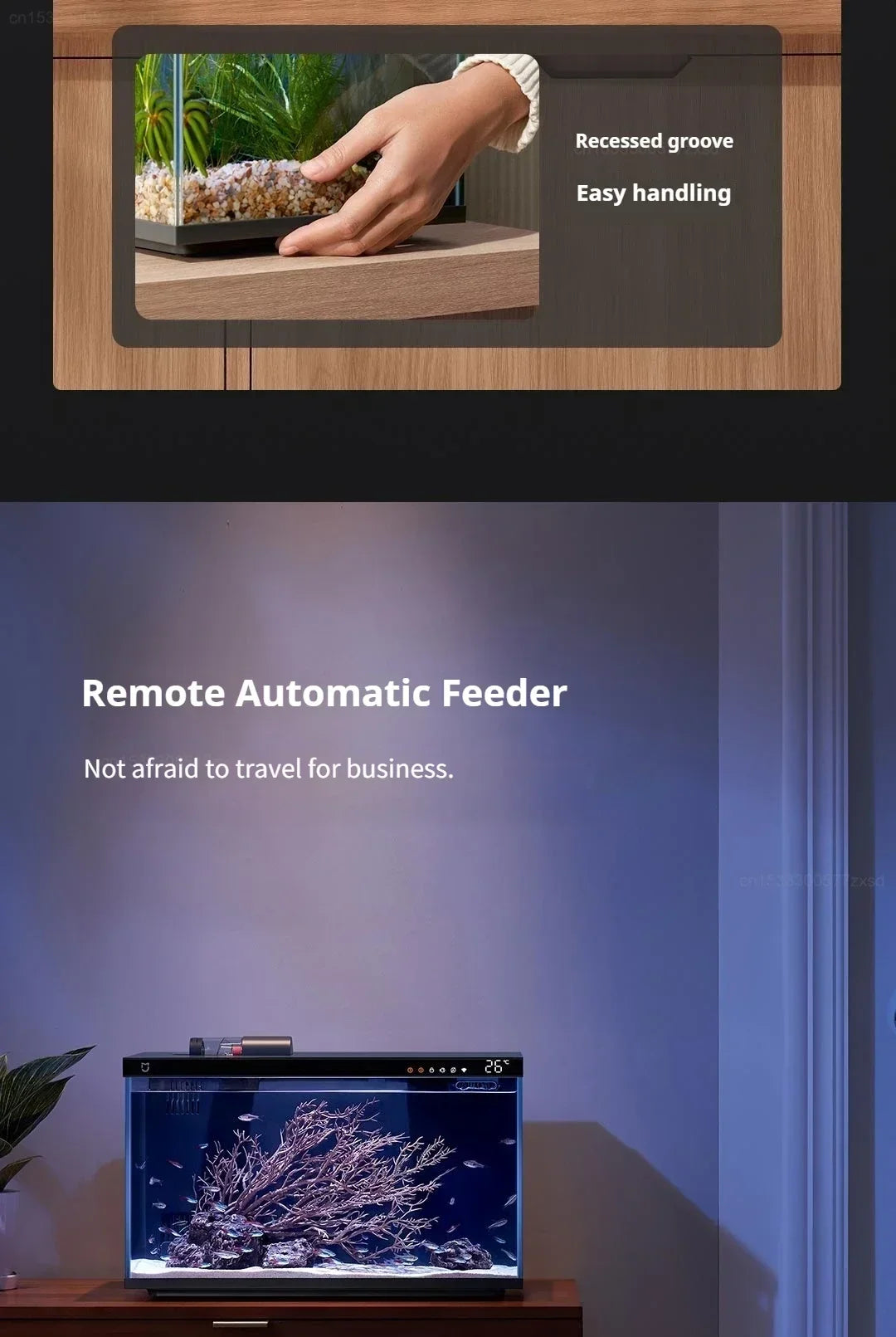 Mijia Smart Fish Tank MYG100 App Controlled Aquarium with Lighting System