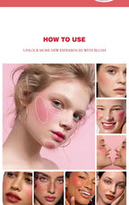 Waterproof Powder Blusher Natural Long Lasting Face Blush