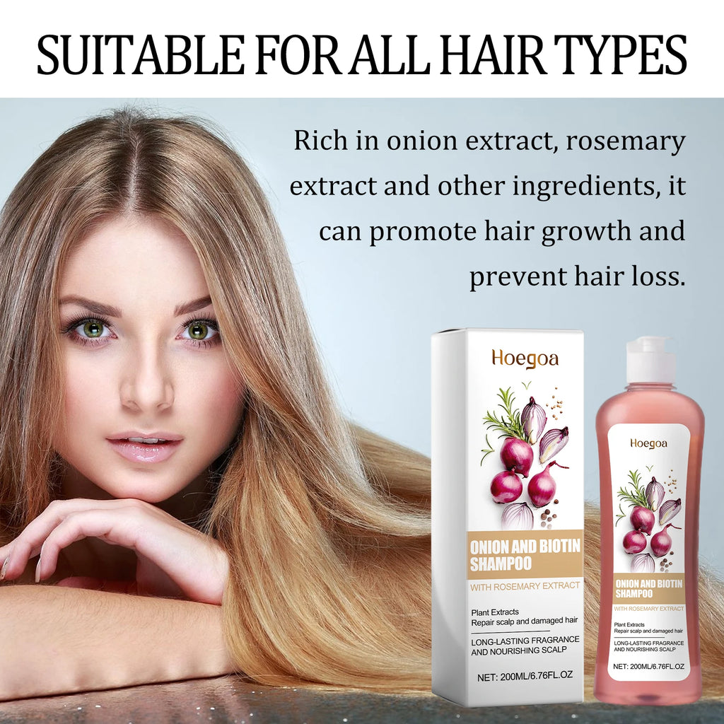 Onion and Biotin Hair Strengthening Shampoo
