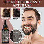Lockmio Vanilla Beard Care Set Grooming Oil and Styling Balm Kit