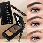 O'CHEAL Three Color Eyebrow Powder Waterproof Makeup Palette