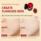 Long-Lasting Semi-Matte Cushion Foundation with Sun Protection
