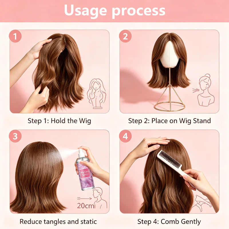 100ml Synthetic and Human Hair Wig Conditioning Detangling Spray - 17