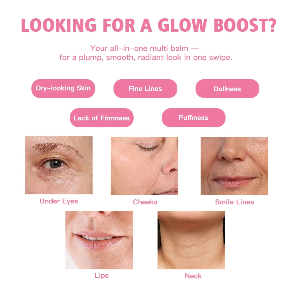 PDRN Pink Peptide Facial Serum and Collagen Multi Balm Set