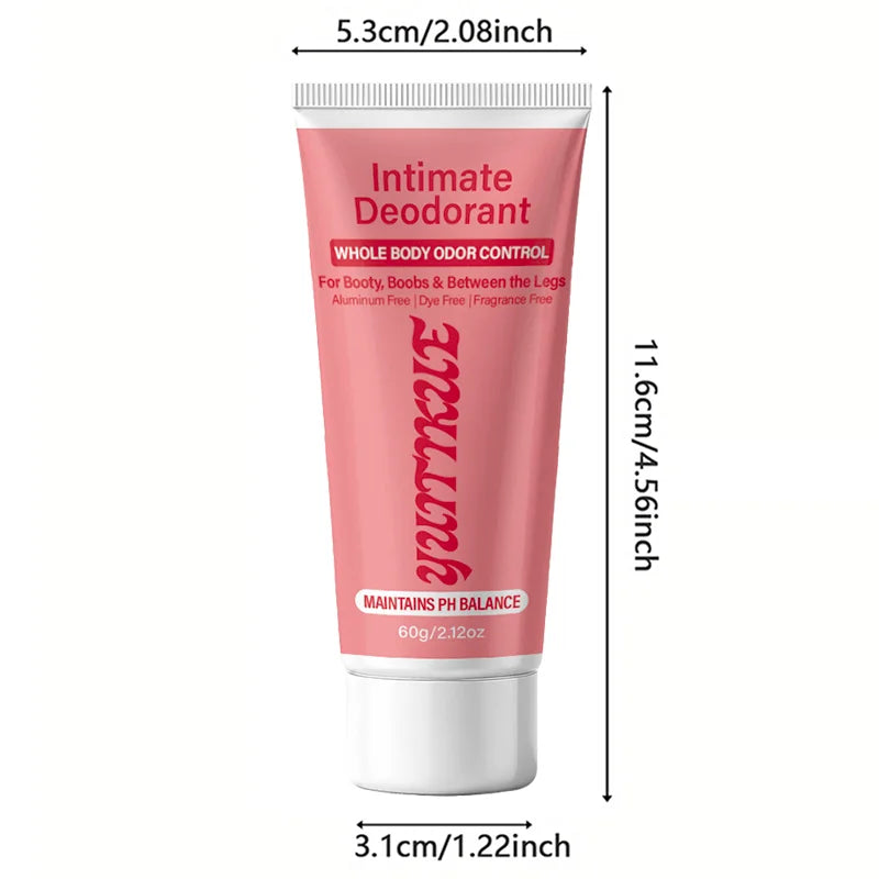 YUITIKUE Intimate Deodorant Cream Aluminum Free Body Odor Control - 14