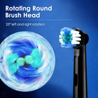 Rechargeable Rotating Electric Toothbrush with 4 Replacement Heads