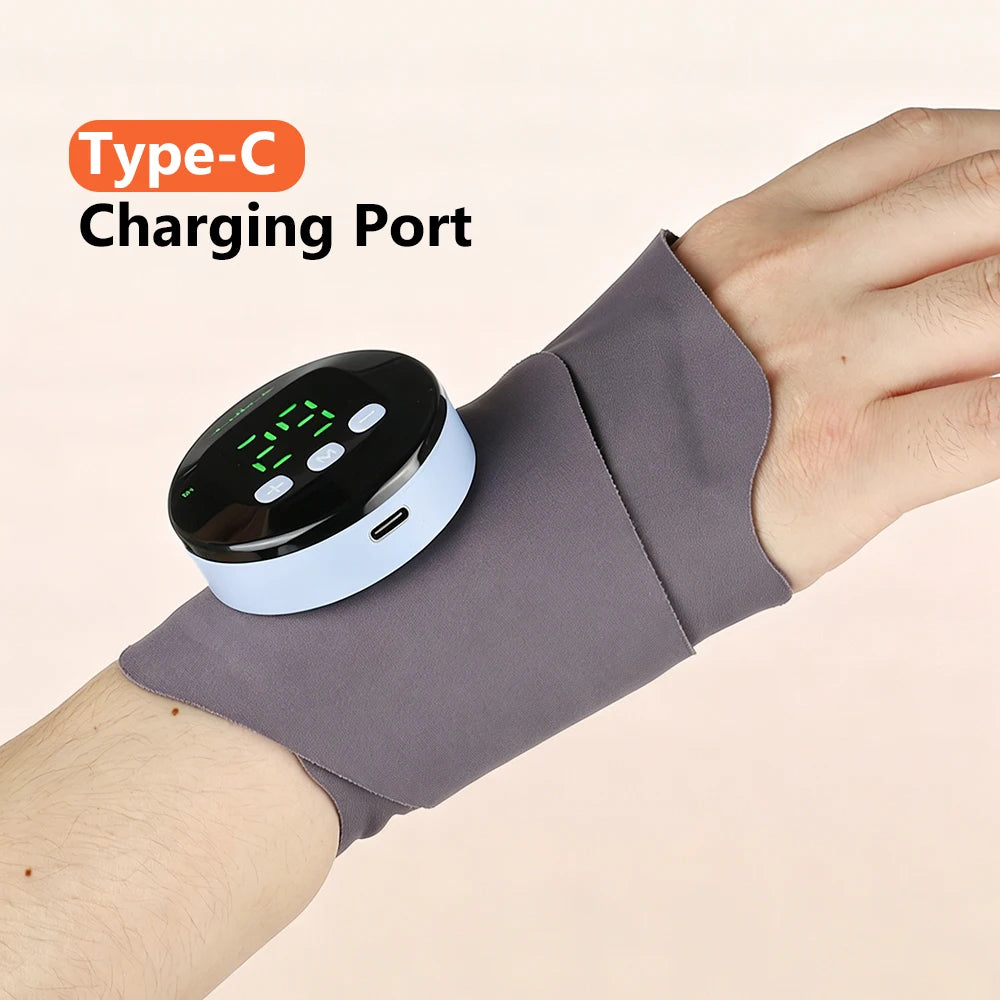 Microcurrent Wrist Massager for Pain Relief and Relaxation