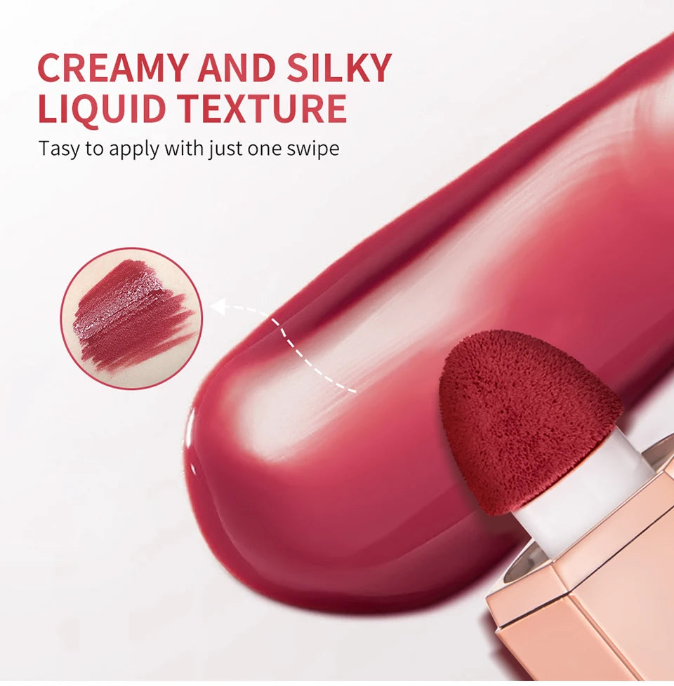 Waterproof Matte Liquid Blush with Built-in Applicator