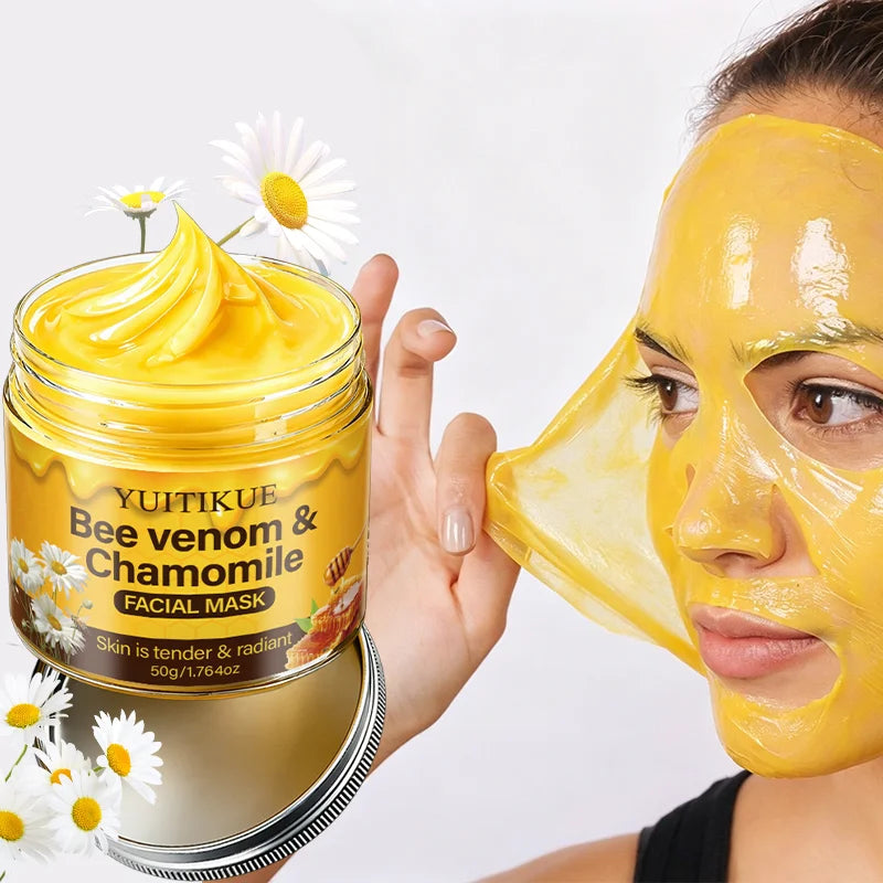 YUITIKUE Bee Venom and Chamomile Hydrating Peel Off Facial Mask 50g