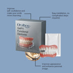 Temporary Realistic Denture Set for Missing Teeth and Gaps