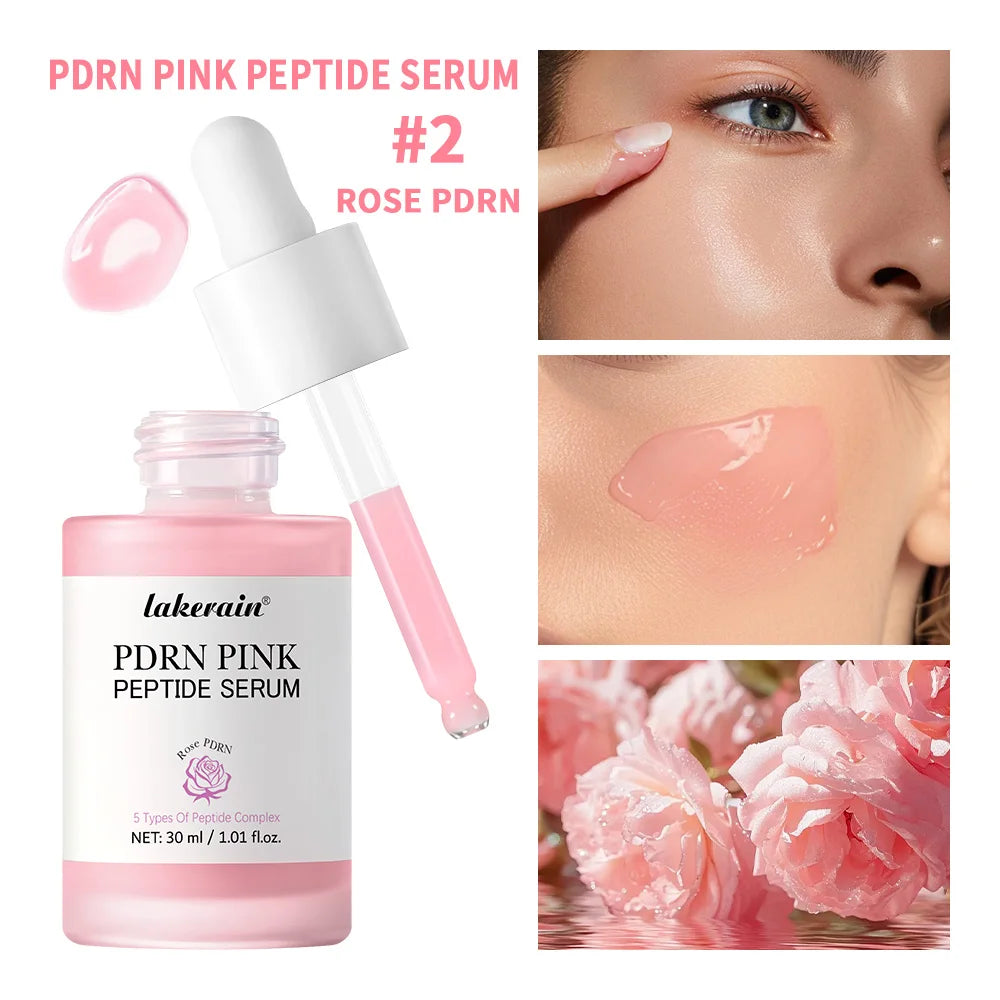 Pink Peptide Hydrating Face Serum for Radiant Skin