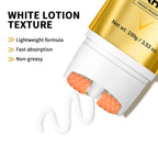 Firming Neck Cream with Massage Roller for Crepey Skin
