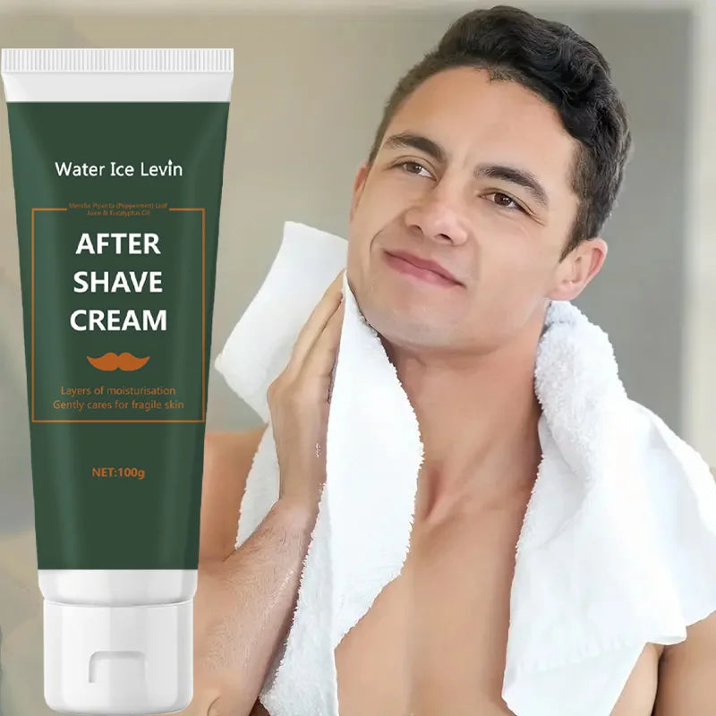 Water Ice Levin After Shave Cream for Men Soothing Hair Removal Lotion