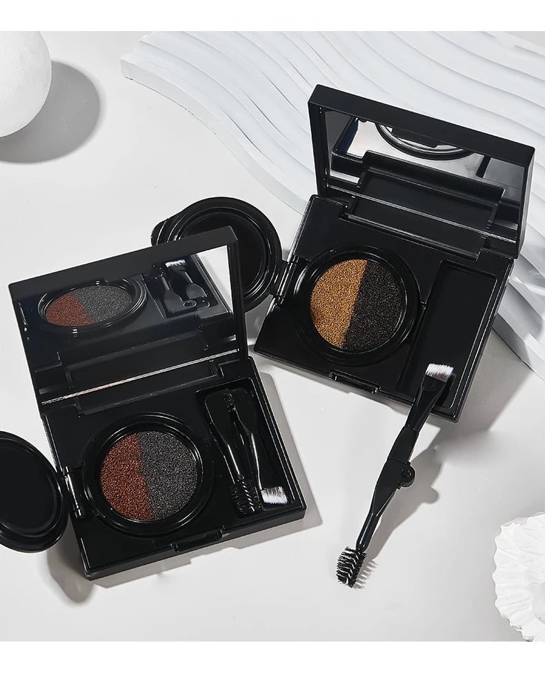 Two Tone Matte Eyebrow Cream Long Lasting Waterproof Brow Makeup - 17