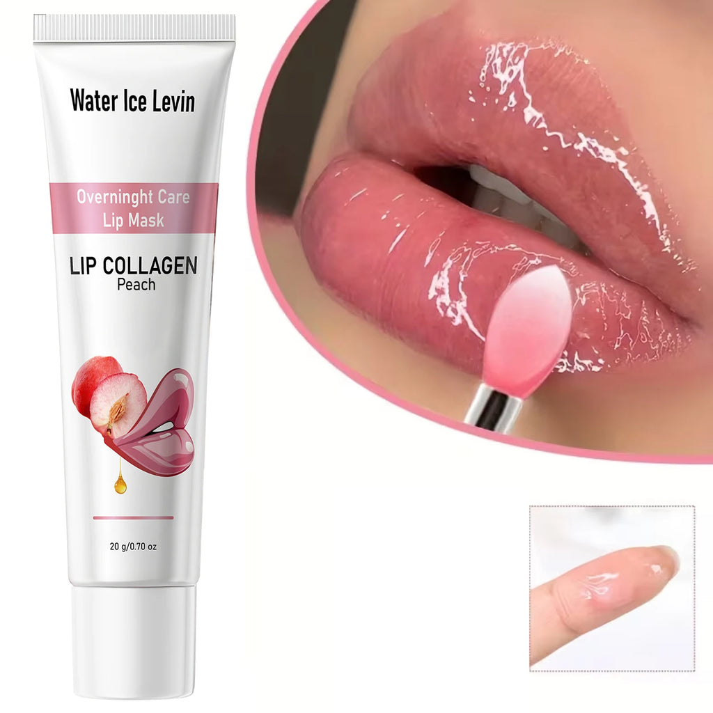 Peach Collagen Lip Mask Hydrating Overnight Lip Care Treatment